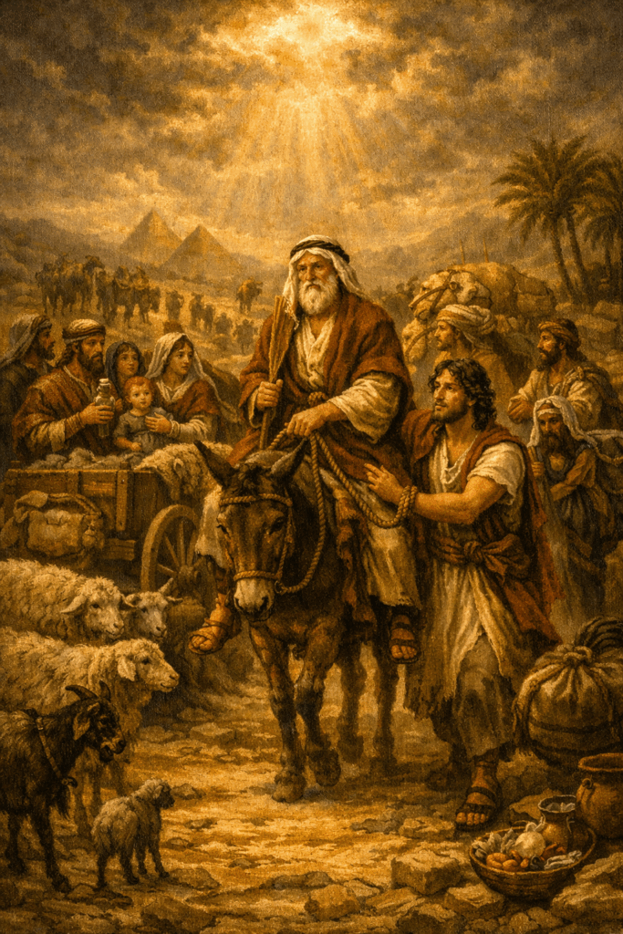 jacobs family goes to egypt